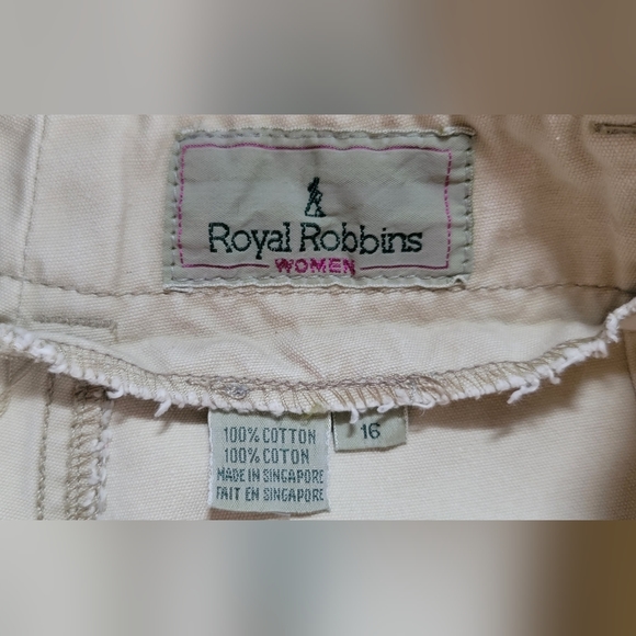 Vintg 80's Pants Women's 16 Khaki High Rise Straight Leg Pleated Elastic Waist - Picture 7 of 14